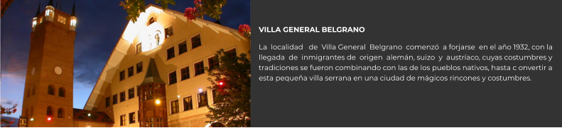Villa General Belgrano Cabañas Namasté Calamuchita