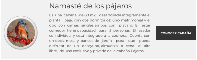 Link  Cabañas Namasté de los pájaros Calamuchita